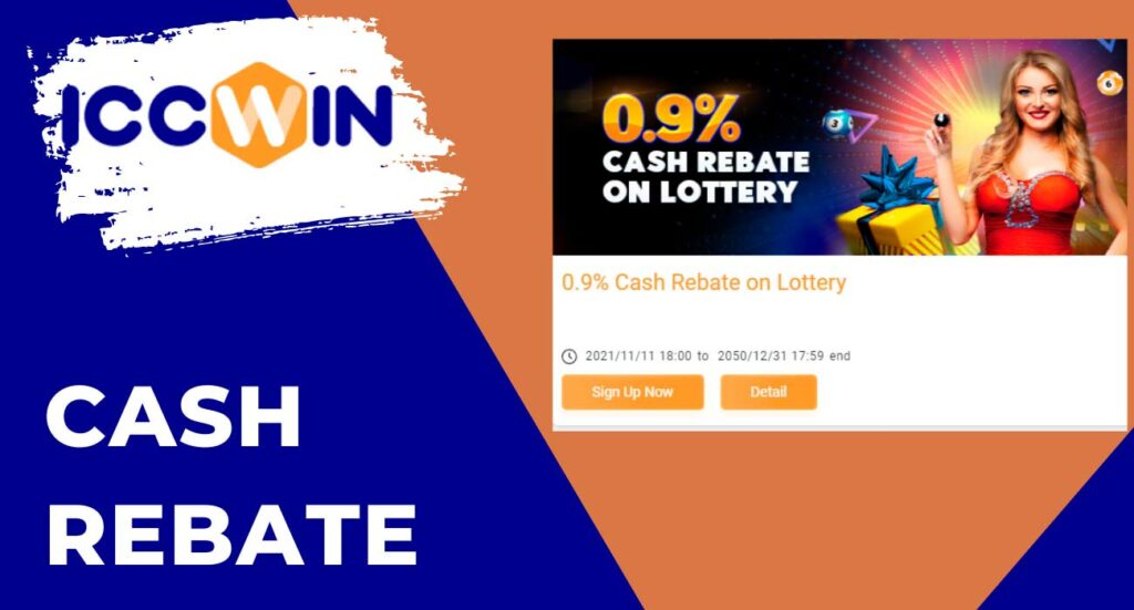 Cash Rebate bonus program ICCWIN